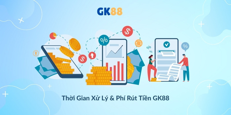 Thời gian xử lý & phí rút tiền GK88